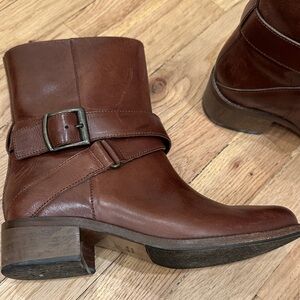 Saks Fifth Avenue Chestnut Ankle Boots